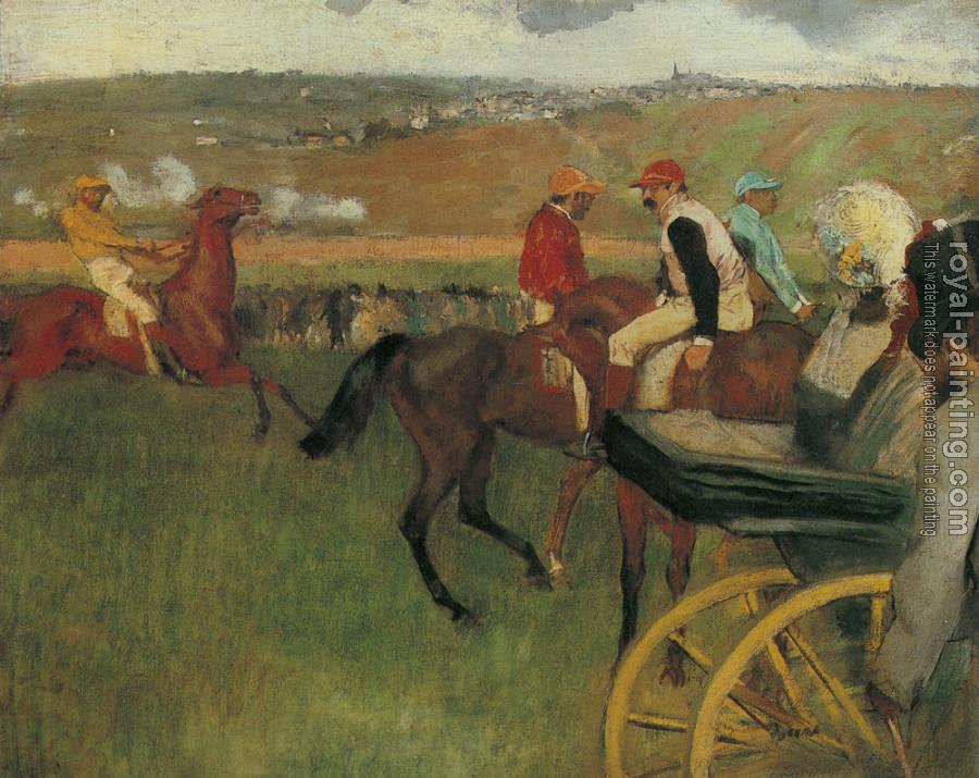 Edgar Degas : At the Races, Gentlemen Jockeys